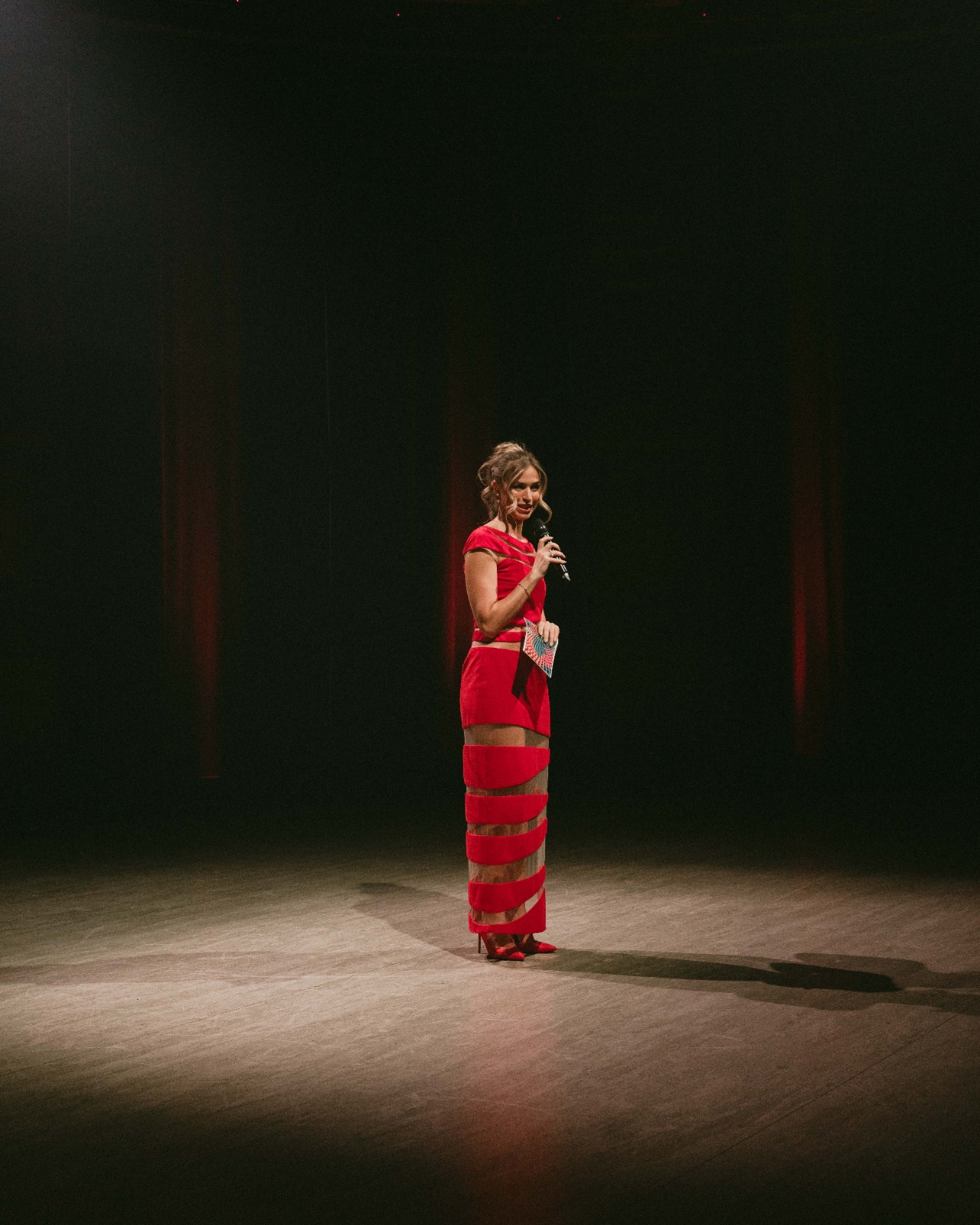 Lena Wilczek moderiert Event